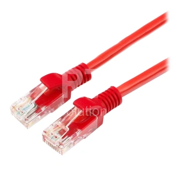 Patch cord RJ-45 5е cat Cablexpert PP12-1.5M/R, UTP, 1.5m, Red