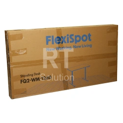 Стол регулируемый FlexiSpot FQ2-WM-1260, Oak-White