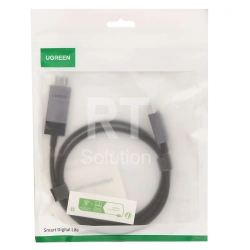 Кабель DisplayPort to HDMI Ugreen DP115, 1m, OEM