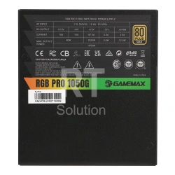 Блок питания ATX 1050 W GameMax RGB PRO 1050G