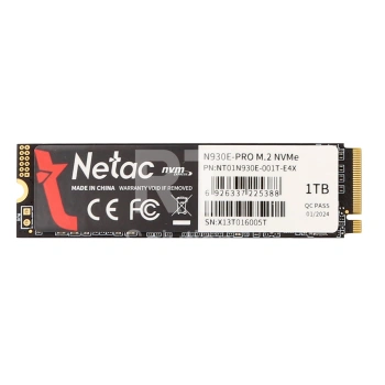 SSD накопитель 1 TB Netac N930E PRO, M.2, PCIe 3.0