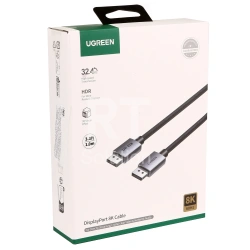 Кабель DisplayPort Ugreen DP120, 1m, BOX