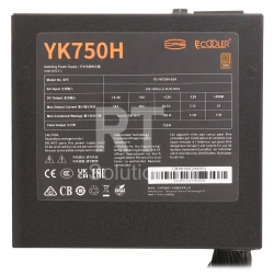 Блок питания ATX 750 W PCCooler YK750H