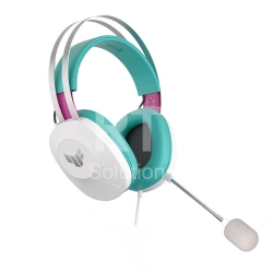 Гарнитура ASUS TUF Gaming H1 Gen II Hatsune Miku Edition, Green-White