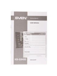 Клавиатура Sven KB-G8400, Black, USB