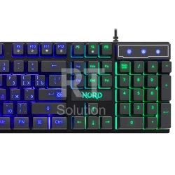 Клавиатура Defender Nord GS-959, Black, USB + мышь