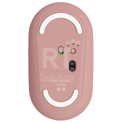 Мышь Logitech Pebble 2 M350S, Rose, Bluetooth