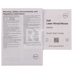 Мышь Dell Pro MS3220, Titan Gray, USB