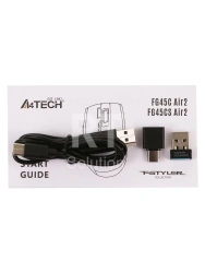 Мышь A4Tech Fstyler FG45CS Air2, Silver White, USB