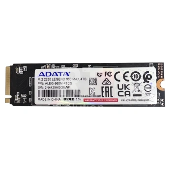 SSD накопитель 4 TB Adata Legend 960 MAX, M.2, PCle 4.0