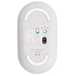 Мышь Logitech Pebble 2 M350S, White, Bluetooth