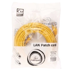 Patch cord RJ-45 5е cat Cablexpert PP10-7.5M/Y, UTP, 7.5m, Yellow