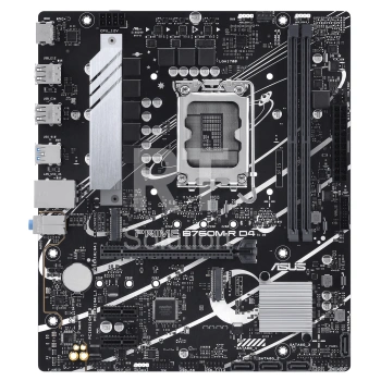 Материнская плата ASUS Prime B760M-R D4, LGA1700