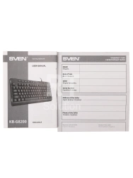 Клавиатура Sven KB-G8200, Black, USB