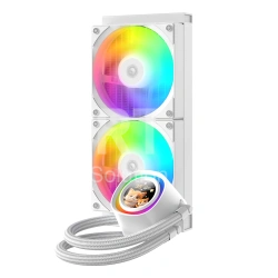 Система водяного охлаждения ID-Cooling FX240 LCD White