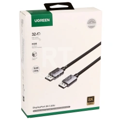 Кабель DisplayPort Ugreen DP120, 2m, BOX