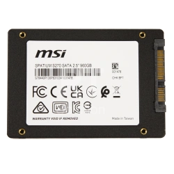 SSD накопитель 960 GB MSI Spatium S270, 2.5", SATA III
