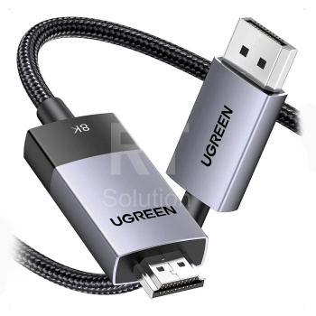 Кабель DisplayPort to HDMI Ugreen DP115, 1m, OEM