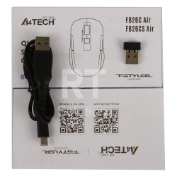 Мышь A4Tech Fstyler FB26CS AIR, Cafe Latte, USB