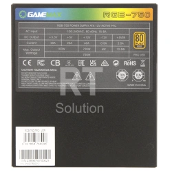 Блок питания ATX 750 W GameMax RGB-750 PRO