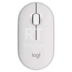 Мышь Logitech Pebble 2 M350S, White, Bluetooth