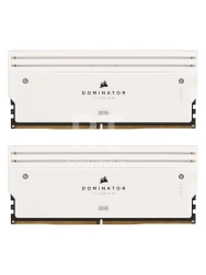 DDR-5 DIMM 32 GB 7200 MHz Corsair Dominator Titanium RGB, 2x 16 GB Kit, White, BOX (CMP32GX5M2X7200C34W)