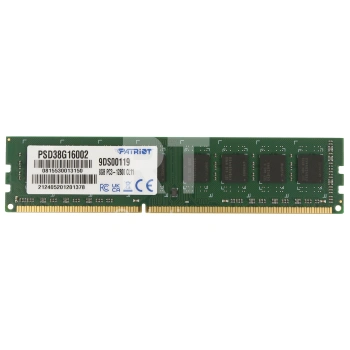 DDR-3 DIMM 8 GB 1600 MHz Patriot Signature Line, BOX (PSD38G16002)