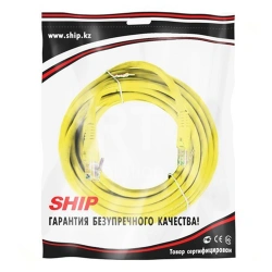 Patch cord RJ-45 5е cat SHIP, 10m, OEM, Yellow