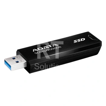 Внешний SSD накопитель 2 TB, Adata SC610, Black-Red