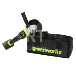 Угловая шлифовальная машина аккумуляторная Greenworks GD24AGK4, 24V
