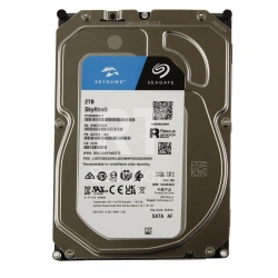 Жесткий диск HDD 2 TB Seagate SkyHawk (ST2000VX017), 3.5", 256 MB, SATA III