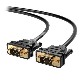 Кабель VGA 15M/15M, экранированный, Ugreen VG101, 1.5m