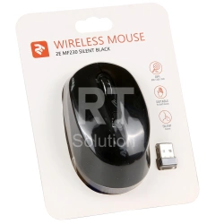 Мышь 2E MF230 SILENT, Black, USB