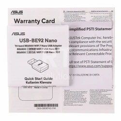 Сетевая карта ASUS USB-BE92 Nano