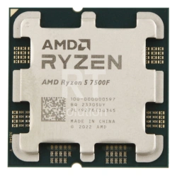 Процессор AMD Ryzen 5 7500F, AM5, OEM