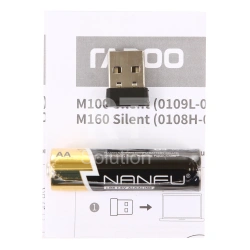 Мышь Rapoo M160 Silent 14211, Black, USB