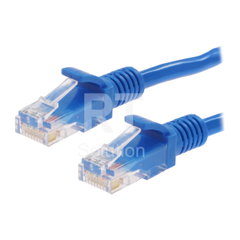 Patch cord RJ-45 5е cat Cablexpert PP10-1.5M/B, UTP, 1.5m, Blue