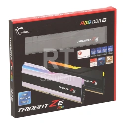 DDR-5 DIMM 32 GB 5600 MHz G.SKILL Trident Z5 RGB, 2x 16 GB Kit, Black, BOX (F5-5600J4040C16GX2-TZ5RK)