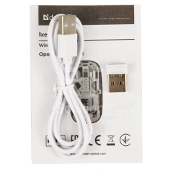 Мышь Defender Ixes MM-999, Clear, Bluetooth, USB