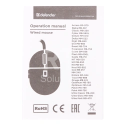 Мышь Defender Ezone GM-036, Black, USB