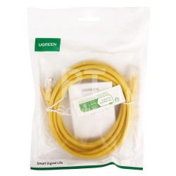 Patch cord RJ-45 5е cat Ugreen, UTP, 3m, OEM Yellow
