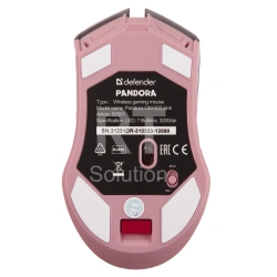 Мышь Defender Pandora GM-502, Pink, USB