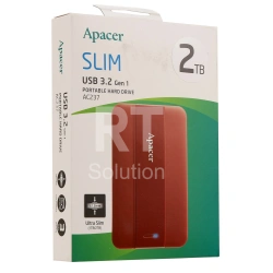 Внешний жесткий диск 2 TB 2.5", Apacer AC237, Red