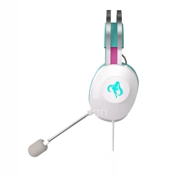 Гарнитура ASUS TUF Gaming H1 Gen II Hatsune Miku Edition, Green-White